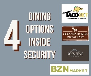 4 dining options 