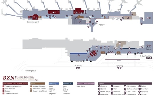 Interactive Concourse Maps